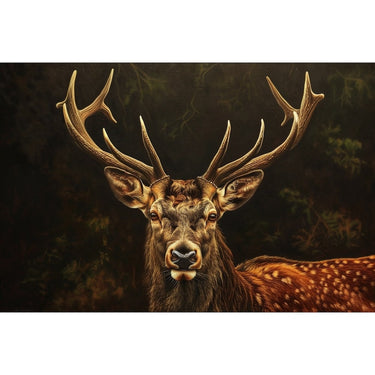 Acrylic Deer Head Canvas